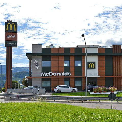 McDonald's and McDrive point